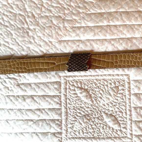 Avignon Leather Belt Silver Snake 🐍 Sz M/L 30” - 34” #0109 - Picture 9 of 13